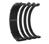 Koolenry Cable de Extensión de Alimentación Modular para Carcasa de Ordenador, Alta Flexibilidad y Eficiencia para Carcasas de Ordenador y Plataformas de Minería, Color Negro.
