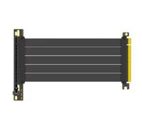 Koolenry Cable de Extensión para Tarjeta Gráfica PCI-e Express 4.0 16X, Flexible y Blindado, con Montaje de 90°, Sin Pérdida de GPU, Color Negro.