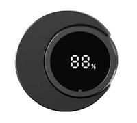 Koolenry Caja de Desinfección de Cepillos de Dientes con Apertura y por Inducción Inteligente, con Desinfección Ultravioleta, Color Negro.