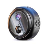 Koolenry Cámara de Vigilancia para el Hogar HD con Visión Remota, Grabación en Bucle Durante 30 Días, Versión WiFi Compatible con Detección