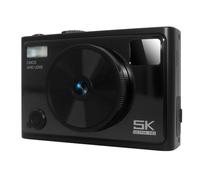 Koolenry Cámara Digital 5K para Fotografía Cámara Digital Compacta Cámara Frontal y Trasera con Doble Lente Cámara para Selfies con Enfoque Automático Color Negro