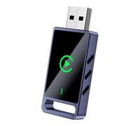 Koolenry CarPlay Inalámbrico 2 en 1 con IA y Android Auto, Adaptador USB para Coche, Bluetooth, WiFi, para CarPlay/Android Auto con Cable, Conectar y Usar.