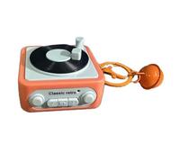 Koolenry con Grabadora de Cinta Retro Mini, Portátil, Grabadora de Cinta Retro, Regalo para Parejas, Mini Grabable Naranja