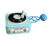 Koolenry con Grabadora de Cinta Retro Mini, Portátil, Regalo para Pareja, Minigrabadora Azul