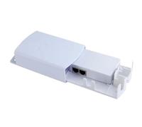 Koolenry Extensor RJ45 Impermeable de 2 Puertos, Adaptador PoE, Repetidor para Interiores y Exteriores, Potente Amplificador de Señal para Jardín, Garaje, Camping, 2 Puertos.