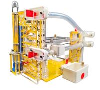 Koolenry Granja de DIY con Área de Alimentación, de Acrílico, Casa de para Insectos, Taller para Mascotas, Hotel de, B