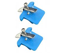 Koolenry Guía de Costura Magnética para Máquina de Coser, 2 Piezas con Clip, Accesorio Universal para Máquina de Coser, Color Azul.