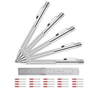 Koolenry Juego de Trazadores de Carburo de Tungsteno para Metalurgia, Herramienta de Grabado Moleteada Magnética para Acero, Vidrio y Cerámica. Kit de Trazadores para Soldadura.