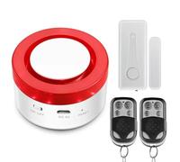 Koolenry Kit de de Alarma de Seguridad para el Hogar Inteligente Tuya, Alarma Antirrobo Inalámbrica WiFi, Sensor de Movimiento para Puertas y Ventanas.
