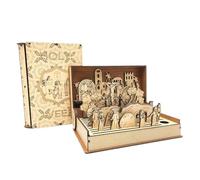 Koolenry Kit de Decoración de Escena de Resurrección de Pascua, Kit de Libro de Pascua para Hacer Mismo, Decoración Familiar Hecha A Mano para el Hogar de Semana Santa