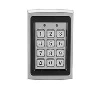 Koolenry Lector de Teclado de Metal con Retroiluminación LED RFID para de Control de Acceso Tarjeta de Proximidad Entrada con Cerradura de Puerta para Usuario Independiente