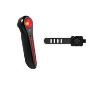 Koolenry Luz Trasera LED Inteligente con Sensor de Freno para Bicicleta, 6 Modos, Impermeable, Recargable por USB, Equipo de Seguridad para Ciclismo Al Aire Libre.