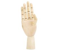Koolenry Mano de Madera Modelo Mano Figurines Rotatable Dibujo Conjunto Boceto Maniquí Miniaturas Escritorio Decoración 10 Pulgadas