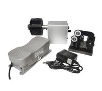 Koolenry Máquina Eléctrica para Fabricar Cañas de Pescar (DIY), Bobinadora de Señuelos con Pegamento Epoxi, Bobinadora de Cañas de Pescar con Enchufe Europeo.