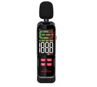 Koolenry Medidor de de Sonido Digital con Ponderación CA de 30-130 DB y Carga USB, Decibelímetro Portátil, Medidor de Ruido en Decibelios ZL82A