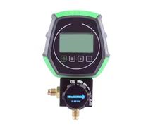 Koolenry Medidor Electrónico de Fluoruro con Pantalla Digital, Comprobador de Colector, Manómetro de Vacío para Refrigerante, Detección de Fugas.