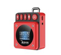Koolenry Mini Altavoz Bluetooth Portátil con Pantalla de Letras, Barra de Sonido de Graves Potentes, Llamadas Manos, Reproductor de Música MP3, Grabadora Bluetooth B