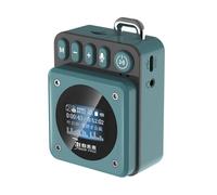 Koolenry Mini Altavoz Portátil Bluetooth con Pantalla de Letras, Graves Potentes, Barra de Sonido, Llamadas Manos, Reproductor de Música MP3, Grabadora Bluetooth C