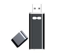 Koolenry Mini Reproductor MP3 con Grabadora de Audio Digital de Voz y USB 2.0 Dual, WAV, 25 Horas de Grabación, Plug y Play, 32 GB