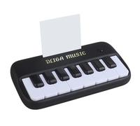 Koolenry Mini Teclado Eléctrico para Niños, Rompecabezas, Educación Temprana, Piano Electrónico, Juguete Educativo, Instrumento Musical para Niñas y Niños, Color Negro.