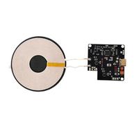 Koolenry Módulo de Carga Rápida Inalámbrica para Teléfono Móvil, 15 W, 12 V, 22 mm, Larga Distancia, Transmisor, Módulo de Carga Inalámbrica, Bobina Grande.