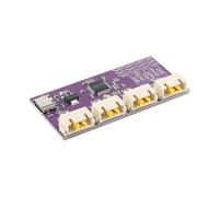 Koolenry Módulo de Conversión de Comunicación con Chip CH344 de Alta Velocidad de 6 Mbps, Puerto Serie TTL de 4 Canales, Interfaz USB Tipo C, Interfaz USB Tipo C, 6 Mbps