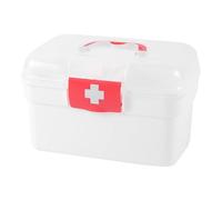 Koolenry Nueva Caja de Almacenamiento de Pastillas de Gran Capacidad, Organizador de Joyas Portátil de Múltiples, Caja de Medicamentos de Plástico para el Hogar