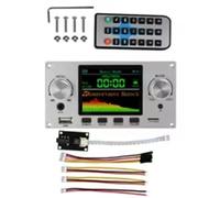Koolenry Placa Decodificadora de MP3 Sin Pérdida con Pantalla LCD A Color TFT de 2,8 Pulgadas, Bluetooth 5.3, Audio Estéreo, FLAC, WAV, Ape, USB, TF, MP3, Color Plateado.