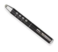 Koolenry Presentador Inalámbrico de 2,4 GHz, Bolígrafo Electrónico para Pasar Páginas, Bolígrafo de Pizarra Electrónica para Enseñanza, Color Negro