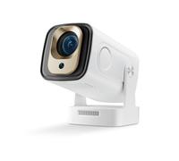 Koolenry Proyector HY260 Pro 1080P Android 11 4K 200ANSI Wifi6 BT5.4 Proyector Portátil para Exteriores con Rotación de 180° y Enchufe Europeo Global