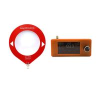 Koolenry Radio Portátil de 10 KHz A 180 MHz. Miniradio de Bolsillo con Pantalla IPS de 1,9 Pulgadas y Antena. Receptor de Radio Multibanda HF SW MW VHF.