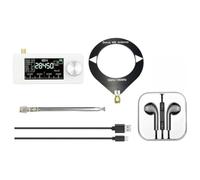 Koolenry Radio Portátil SI4732 de Corta, LSB, USB, Am, FM, Pantalla IPS de Alta Definición de 1,9 Pulgadas, Funciona con Batería A