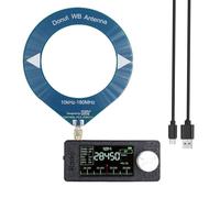 Koolenry Radio SI4732 0,5-108 MHz LSB USB Am FM Mini Radio de Bolsillo, Pantalla IPS de 1,9 Pulgadas, Receptor de Radio de Banda Múltiple con Antena de Anillo C
