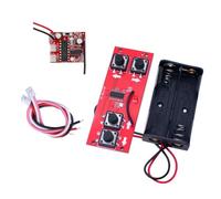Koolenry Receptor de Control Remoto Inalámbrico de 4 Canales y 2,4 GHz, Modelo de Juguete, Accesorios de Control Remoto para Armar Mismo, TR100