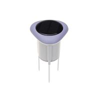 Koolenry Sensor de Suelo Solar Tuya Smart Zigbee para Jardinería, Medidor de Temperatura y Humedad, Control por Aplicación, Termómetro de Suelo Digital