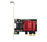 Koolenry Tarjeta de Red PCI-e de 2,5 G con Chip RTL8125B, Gigabit Ethernet, PCI Express, 100/2500 Mbps, 1 Gbps/2,5 Gbps, RJ45, LAN para PC.
