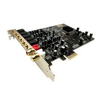 Koolenry Tarjeta de Sonido 5.1 PCI Express PCI-e Interfaz de Salida Doble Incorporada para PC con XP/7/8/10