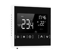 Koolenry Termostato Inteligente con Pantalla Táctil LCD para Calefacción de Suelo Radiante Eléctrico Programable en Hogar, Termorregulador CA 85-240 V.