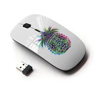 KOOLmouse [ Ratón óptico 2.4G inalámbrico [ Psychedelic Pineapple Colors Art Fruit ]