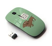 KOOLmouse [ Ratón óptico 2.4G inalámbrico [ Wiener Dog Funny Quote Dog Dachshund Art ]