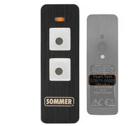 Koomando Mando a distancia S13071 TX-55-434-4 original Sommer con 2 botones, sustituye a 4014 TX03-434-4 XP, 434 Mhz FM LED naranja, teclas grandes, para puertas grarage Breda, apto para Peli, Ballan,