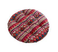 Koomiao - Cojín redondo para silla, 43 cm, cojín de asiento redondo, para comedor, muebles de jardín o balcón