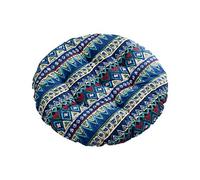 Koomiao - Cojín redondo para silla, 43 cm, cojín de asiento redondo, para comedor, muebles de jardín o balcón