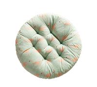 Koomiao - Juego de 2 cojines de silla para exterior, redondo, 45 x 45 cm, cojín de asiento, para comedor, muebles de jardín, balcón