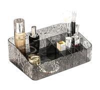 Koomuao - Caja de almacenamiento de maquillaje, organizador de cosméticos, maquillaje para organizar apilable caja de joyería y soporte cosmético, lápiz labial, pinceles, perfumes para cuarto de baño,