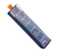 Koomuao Pastillero Semana 7 Días, Pastillero Diario de Viaje, Pastilleros Pequeños Desmontables 7 Compartimentos Pastillero Semanal Dispensador de Pastillas para Medicamentos y Vitaminas, azul, 1