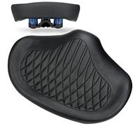 KOOOGEAR Sillín de bicicleta de gran tamaño para hombre y mujer, cómodo, extraancho, transpirable, ergonómico, universal, repuesto para bicicleta de ciudad, bicicleta eléctrica, bicicleta estática