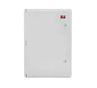 KOOP ELEKTRO Armario de conmutación industrial IP65, placa de montaje galvanizada, con junta perimetral, carcasa de pared, carcasa vacía de plástico ABS, 350 x 500 x 200 cm, 35 x 50 x 20 cm