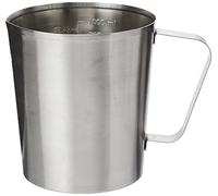 Excellent Houseware Jarra Medidora Acero Inoxidable 1 L (200 g) 118 mm Cromado