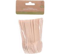 KOOPMAN - Cuchara de madera, 100% FSC, S/30PCS, 9,5 cm